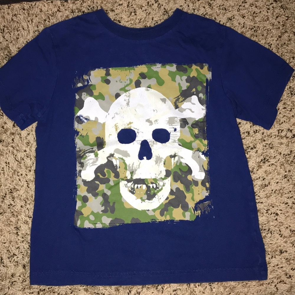 Children’s Place Camo Skull Tee